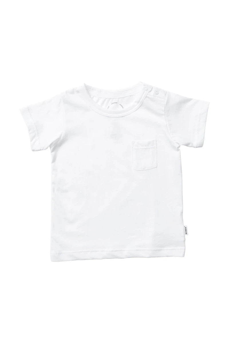 Bonds Short Sleeve Crew Tee - Nu White