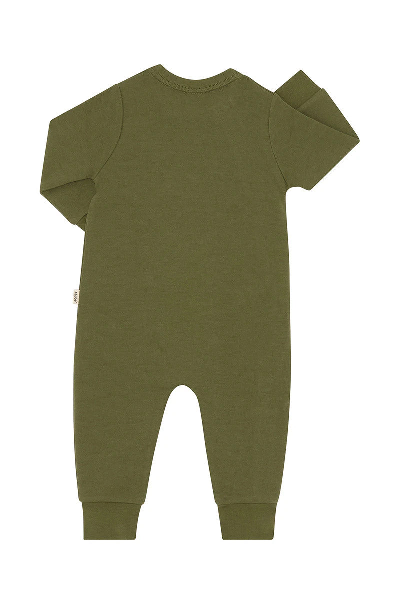 Bonds Tech Sweats Zip Wondersuit - Hiker Green