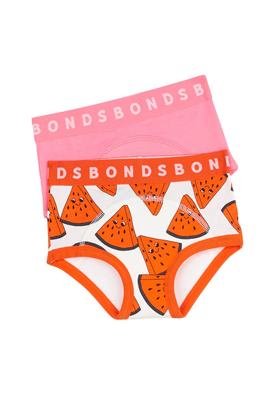 Bonds Whoopsies Toilet Training Undies 2 Pk - Watermelon Pink