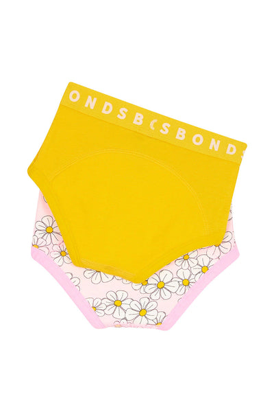 Bonds Whoopsies Toilet Training Undies 2 Pack - Pink Daisy