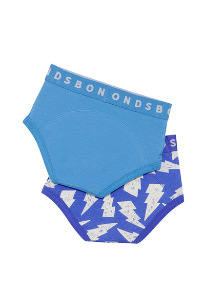 Bonds Whoopsies Toilet Training Undies 2 Pack - Striking Storm/Active Blue