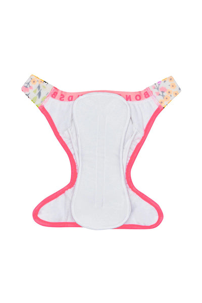 Bonds Wonderbums Reusable Nappy - Can I Posy A Question White