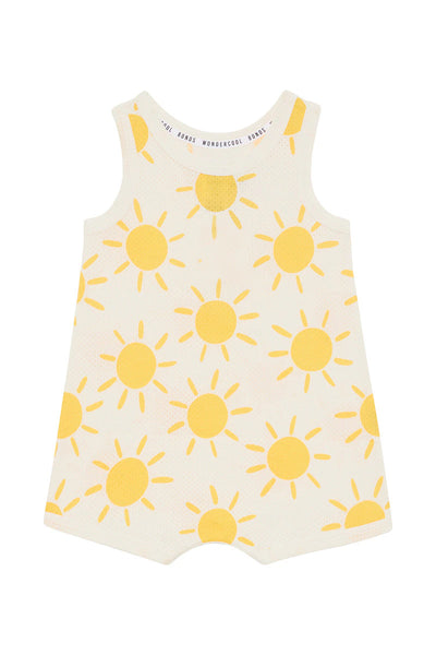 Bonds Wondercool Eyelet Hot Days Suit - Sun-Burst Yellow