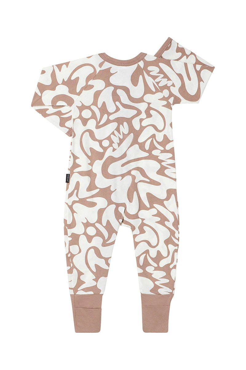 Bonds Wonderfresh Zippy - Making Shapes Mocha