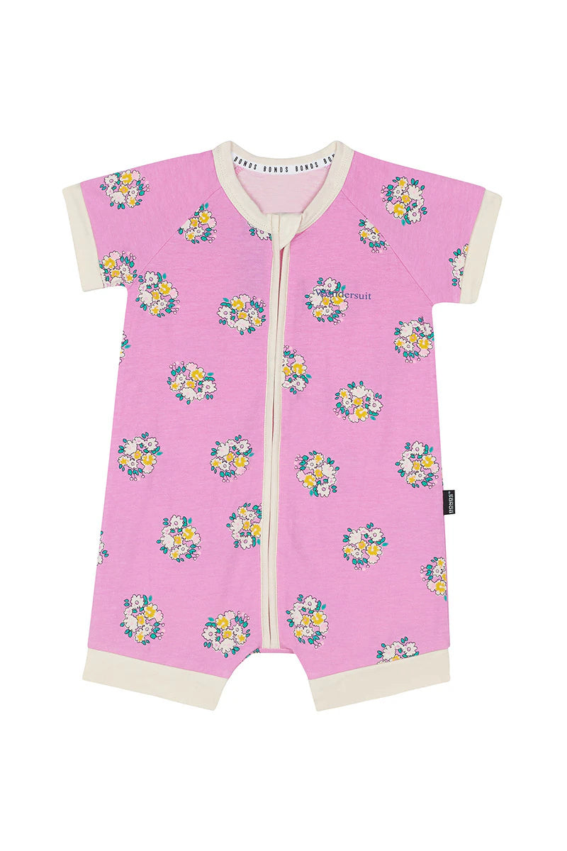 Bonds Zip Romper - Blooming Petals Pink