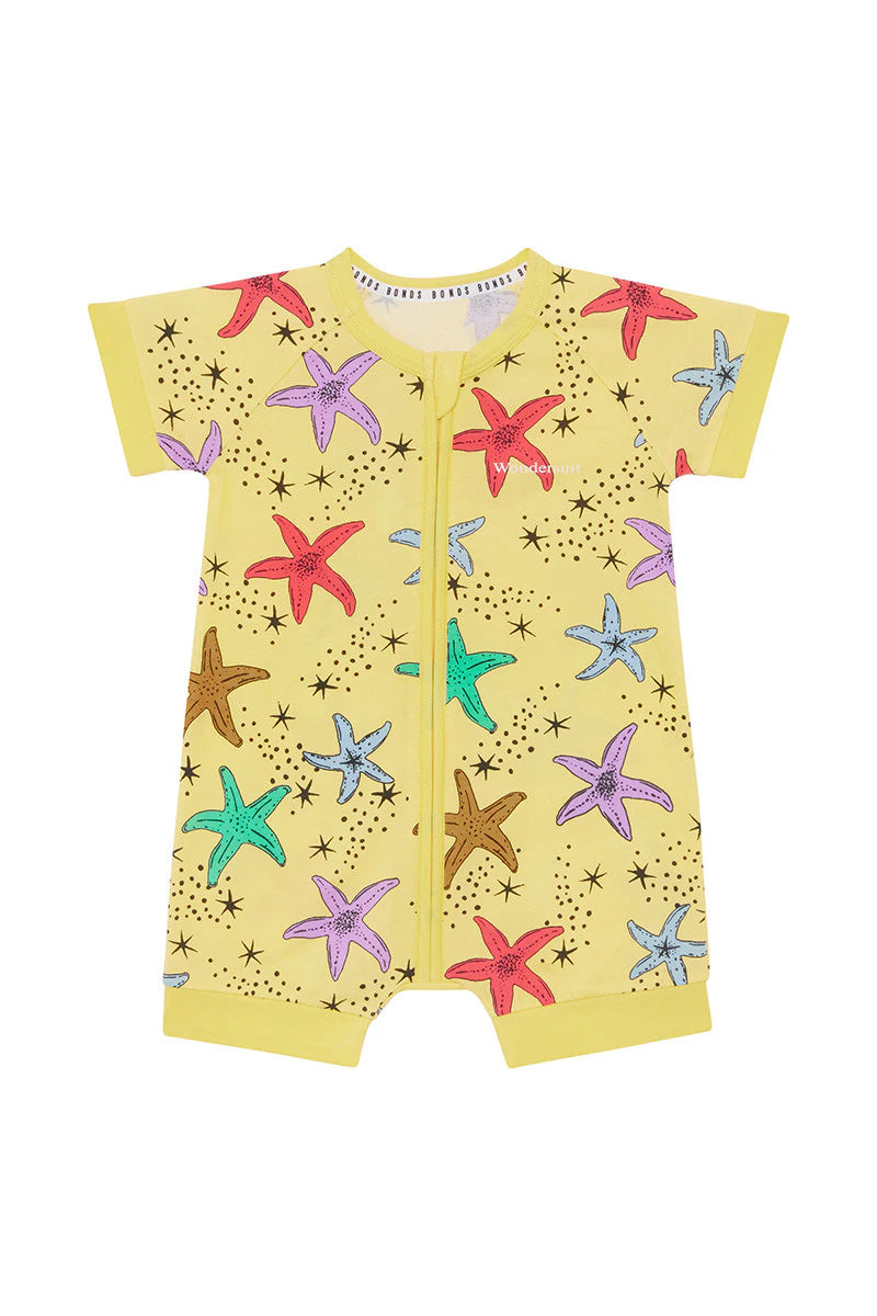 Bonds Zip Romper - Starry Sea Sway Yellow