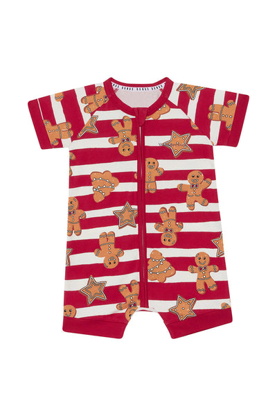 Bonds Zip Romper - Gingerbread Parade