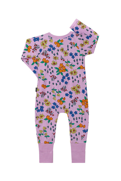 Bonds Zip Wondersuit - Flower Party Pink