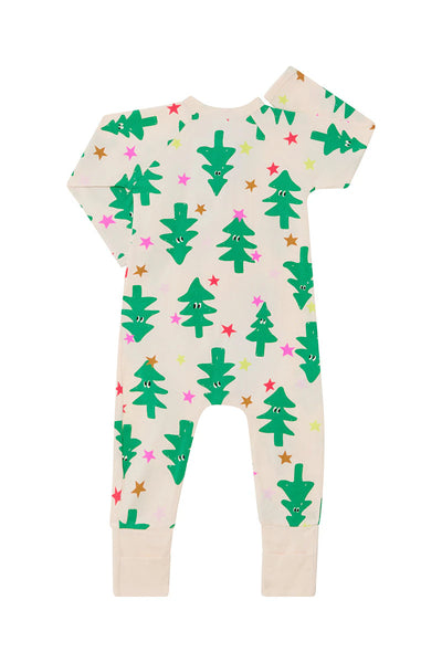 Bonds Zip Wondersuit - Twinkle Tree White