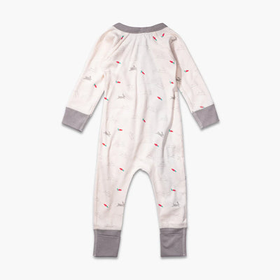 Sapling Child Organic Bunnies Zip Romper