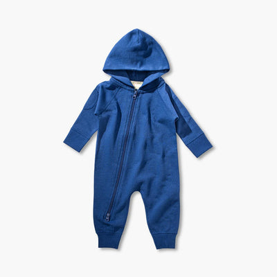 Sapling Child Organic Mountain Bear Blue Winter Zipsuit