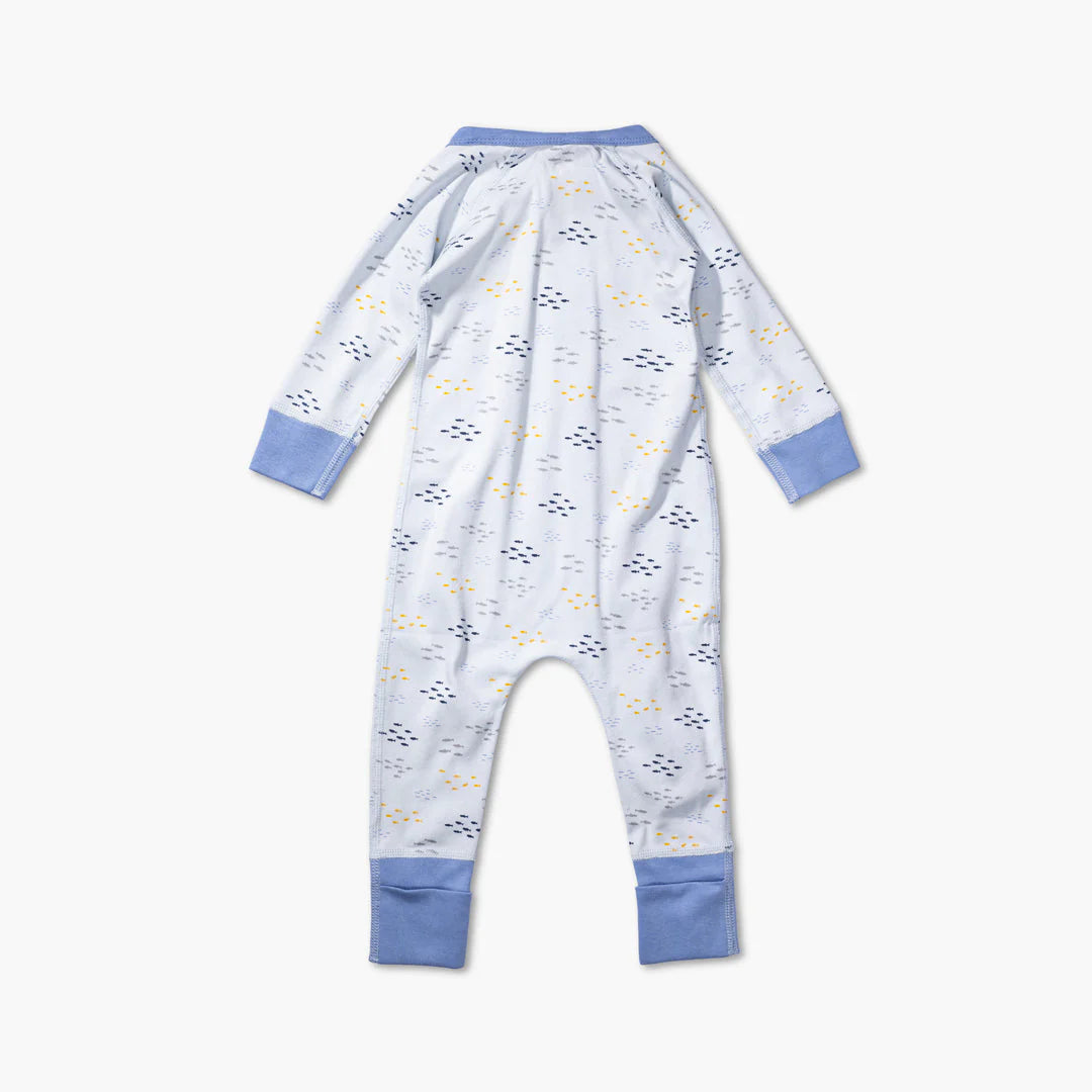 Sapling Child Organic Sardines Zip Romper