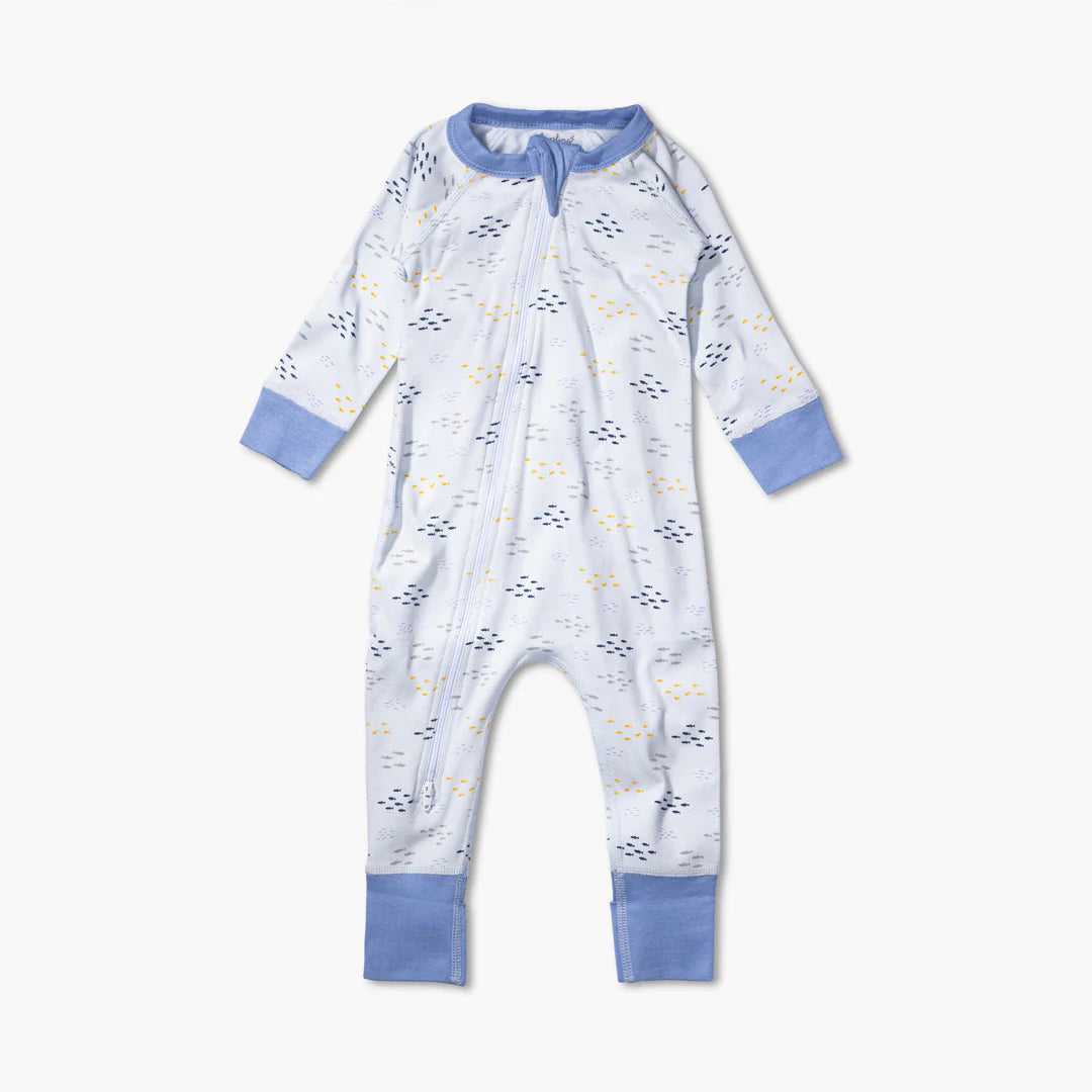 Sapling Child Organic Sardines Zip Romper