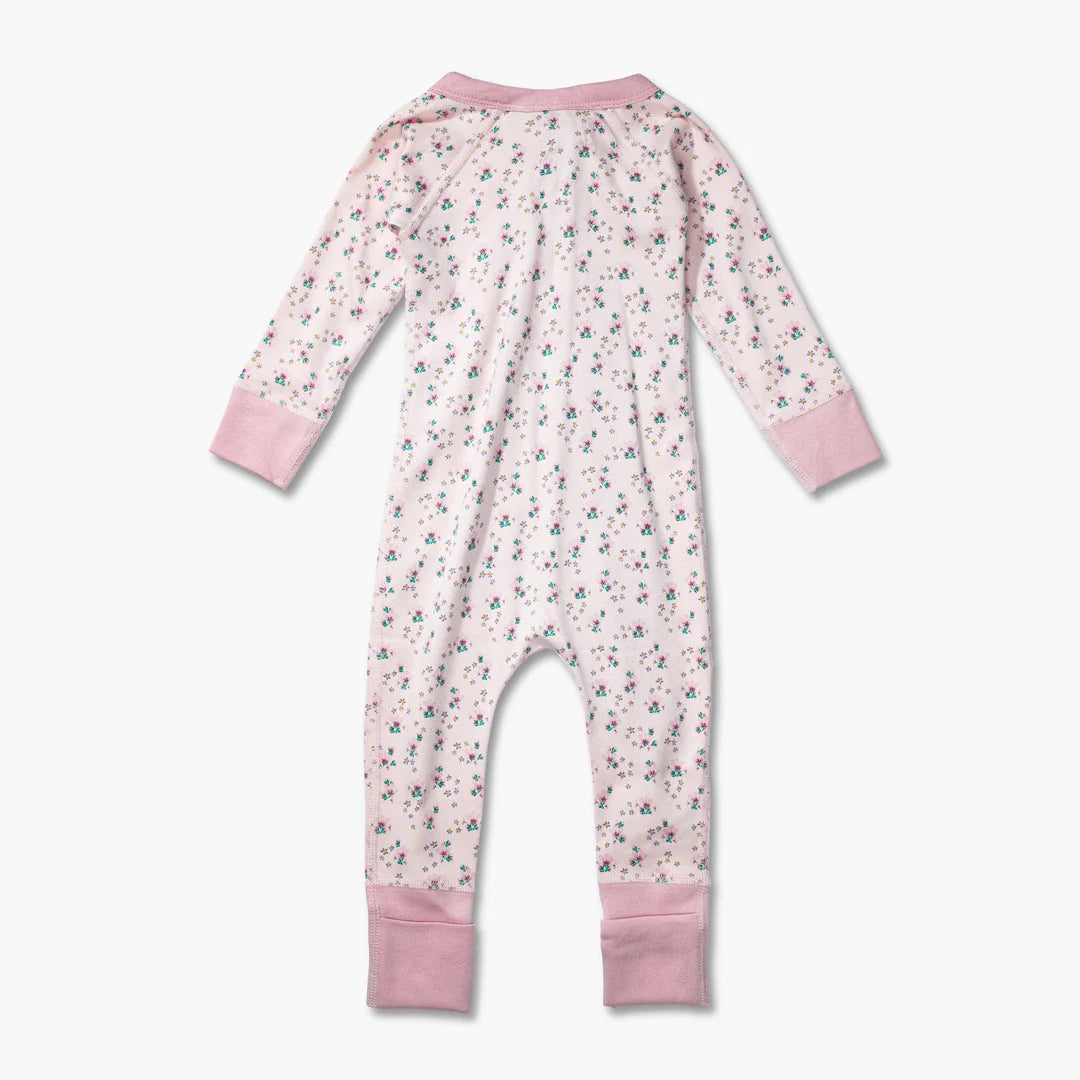 Sapling Child Organic Honeysuckle Zip Romper