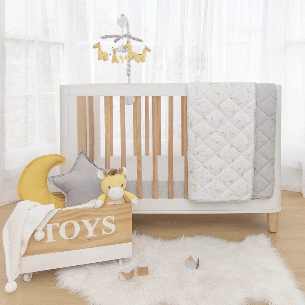 Living Textiles Musical Mobile Set - Noah Giraffe