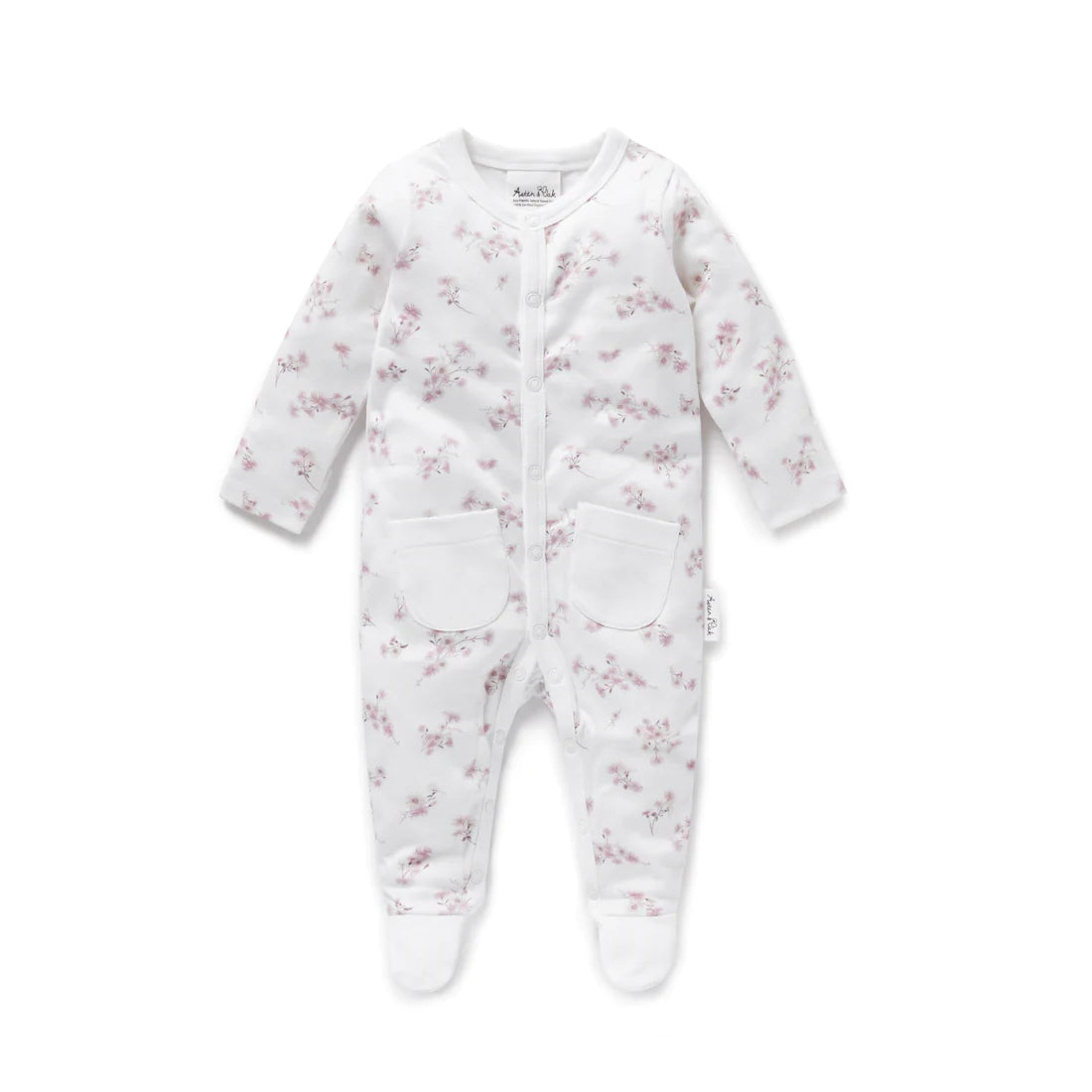 Aster & Oak Aster Footed Romper