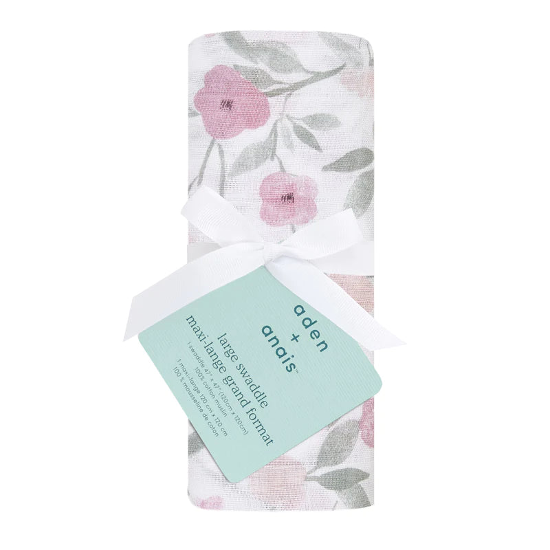 Aden And Anais Classic Single Swaddle - Ma Fleur Garden Party