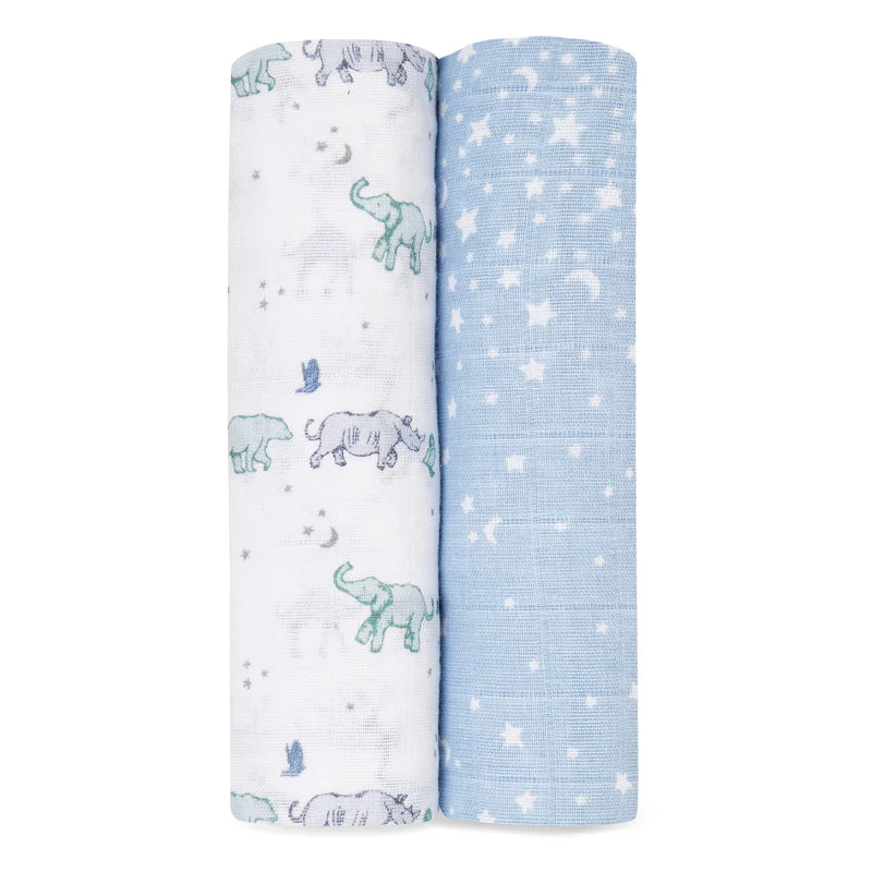 Aden And Anais 2 Pack Classic Swaddle - Rising Star