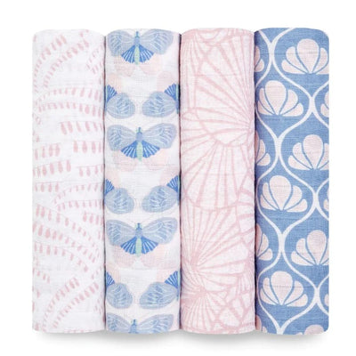 Aden And Anais Classic Swaddle 4 Pack - Deco