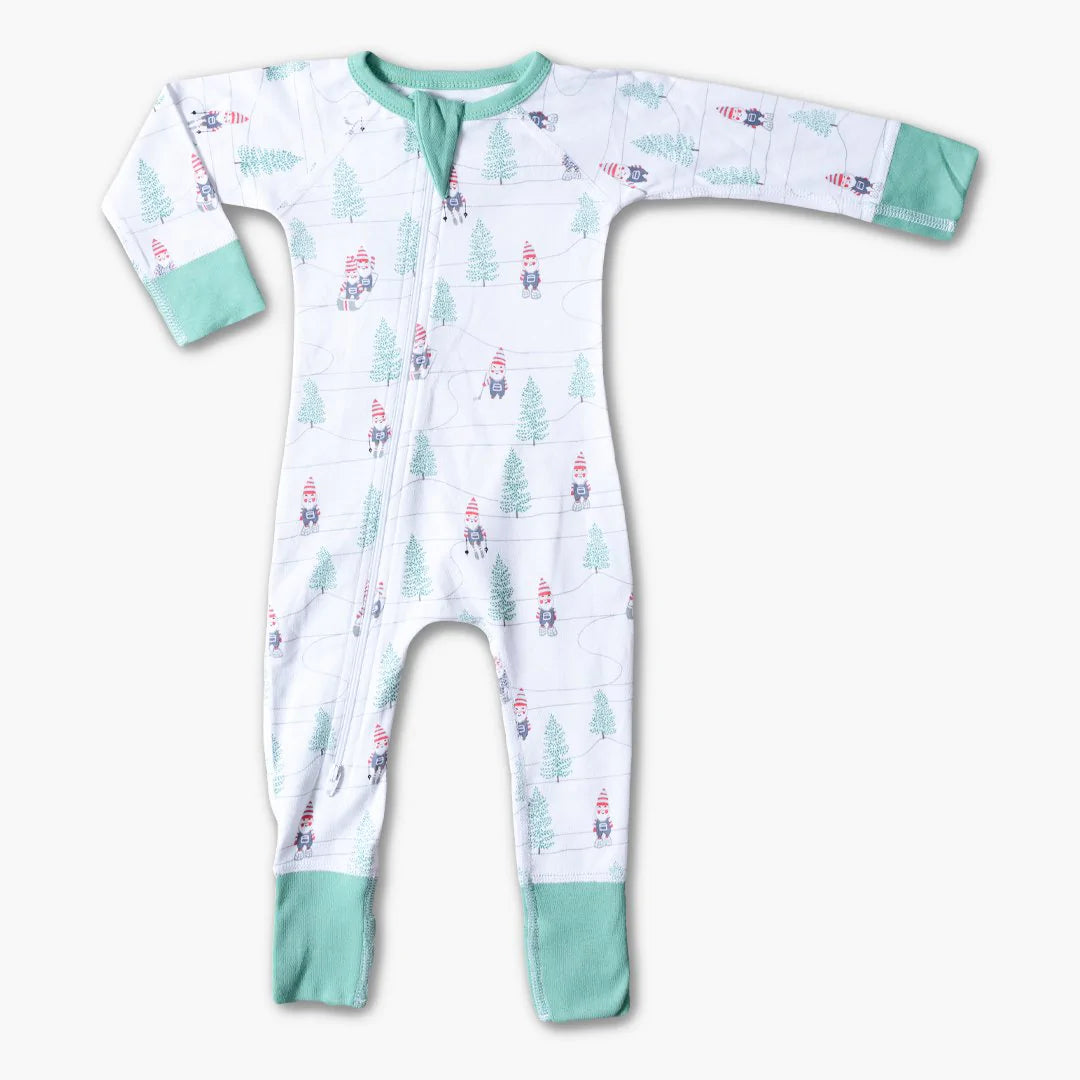 Sapling Child Organic Gnomes Zip Romper