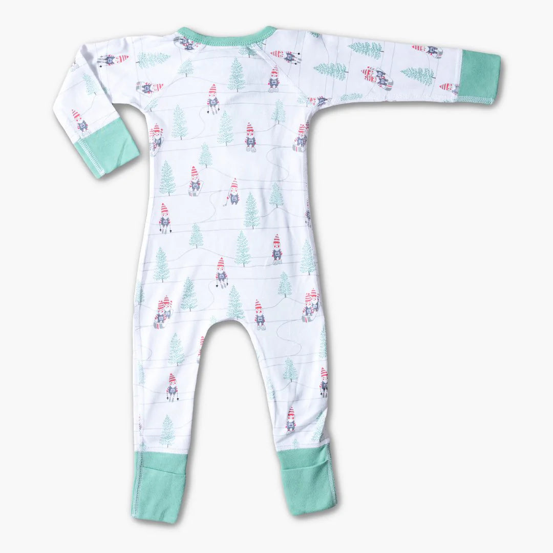 Sapling Child Organic Gnomes Zip Romper