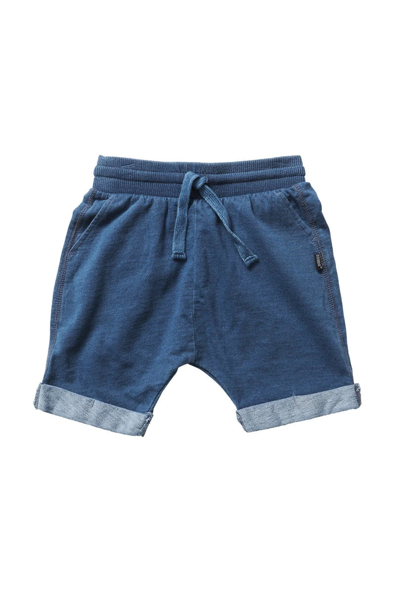 Bonds Kids Hipster Denim Short - Basic Mid Blue Chambray