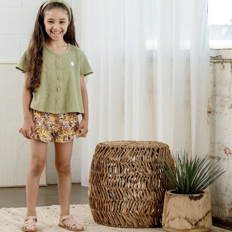 KaPow Kids Lavender Frill Shorts