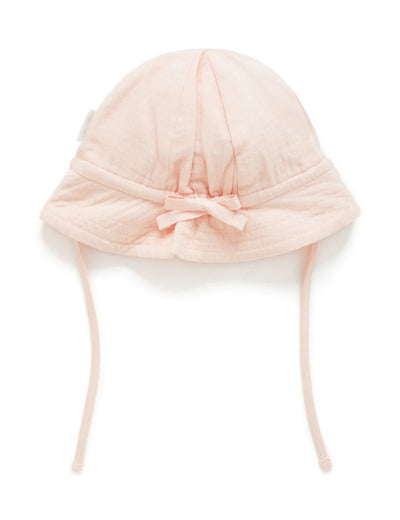 Purebaby Soft Sun Hat - Peach