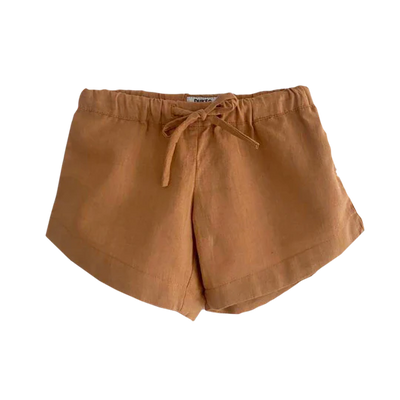 Duke & Duchesses Roman Curved Shorts - Rust