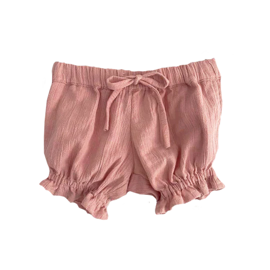 Duke & Duchesses Rosie Shirred Shorties - Dusty Pink