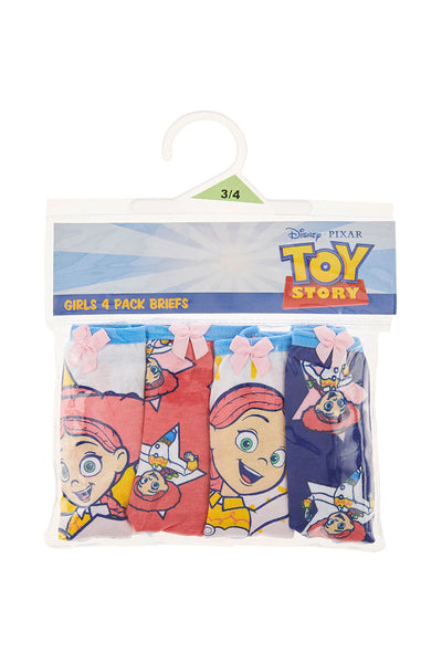 Rio Disney Toy Story Girls Brief 4 Pack